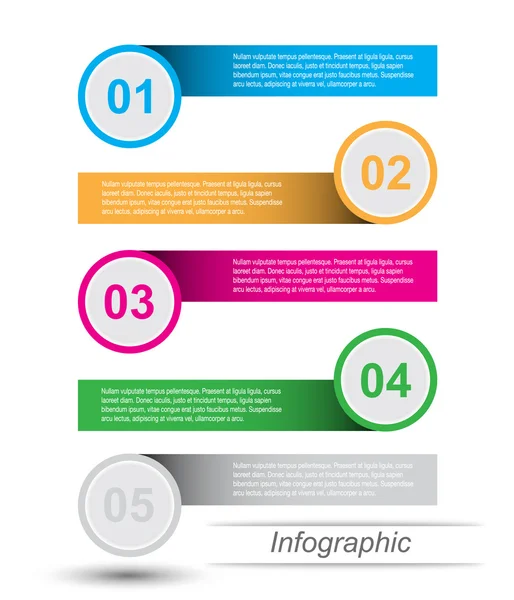 Design de modelo infográfico —  Vetores de Stock