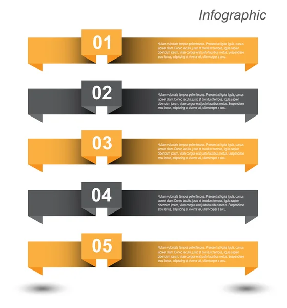 Conception de modèles d'infographie — Image vectorielle