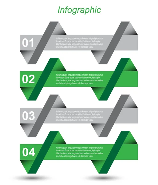 Infographic şablon tasarımı — Stok Vektör