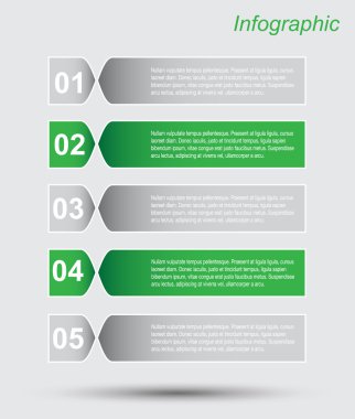 Infographic şablon tasarımı 