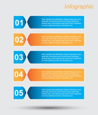 Infographic şablon tasarımı 