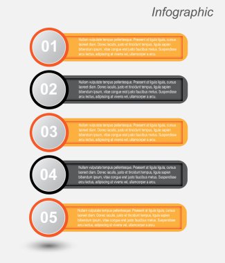 Infographic şablon tasarımı