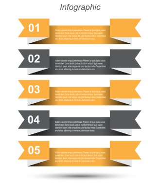 Infographic şablon tasarımı 