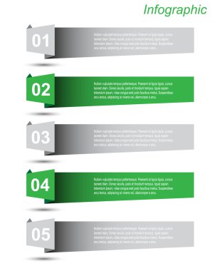 Infographic şablon tasarımı