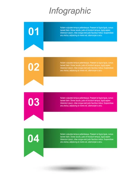 Design de modelo infográfico —  Vetores de Stock