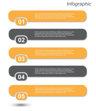 Infographic şablon tasarımı