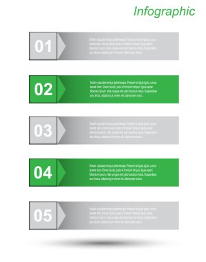 Infographic şablon tasarımı