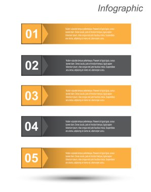 Infographic şablon tasarımı