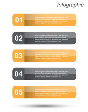 Infographic şablon tasarımı