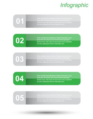 Infographic şablon tasarımı