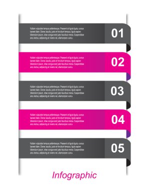 Infographic şablon tasarımı