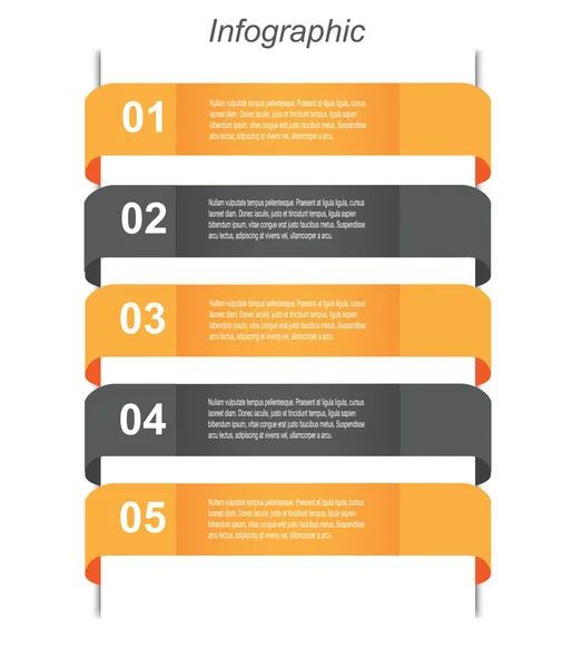 Infographic şablon tasarımı — Stok Vektör