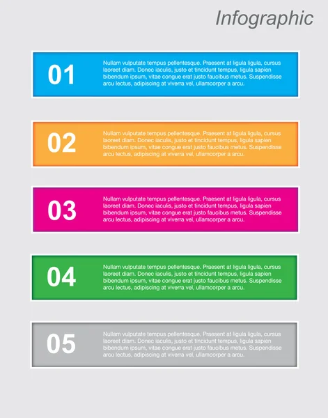 Infographic şablon tasarımı — Stok Vektör