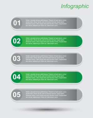 Infographic şablon tasarımı