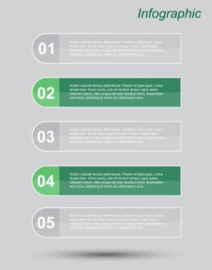 Infographic şablon tasarımı