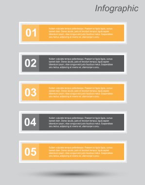 Infographic şablon tasarımı