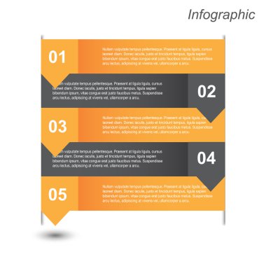 Infographic şablon tasarımı