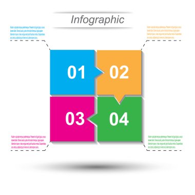 Infographic tasarım şablonu