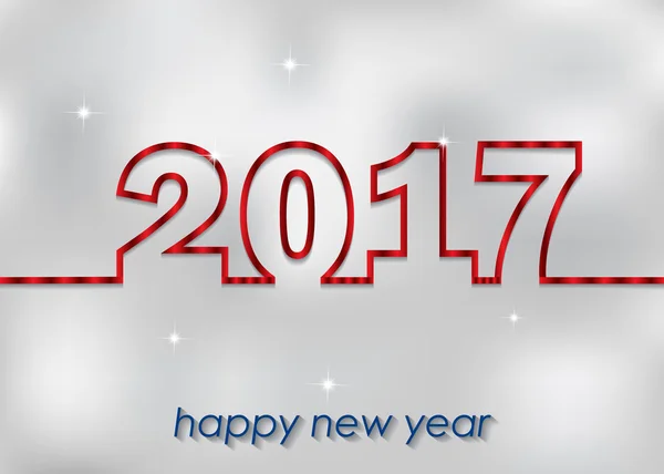 2017 Happy New Year background for invitation, festive posters . - Stok Vektor