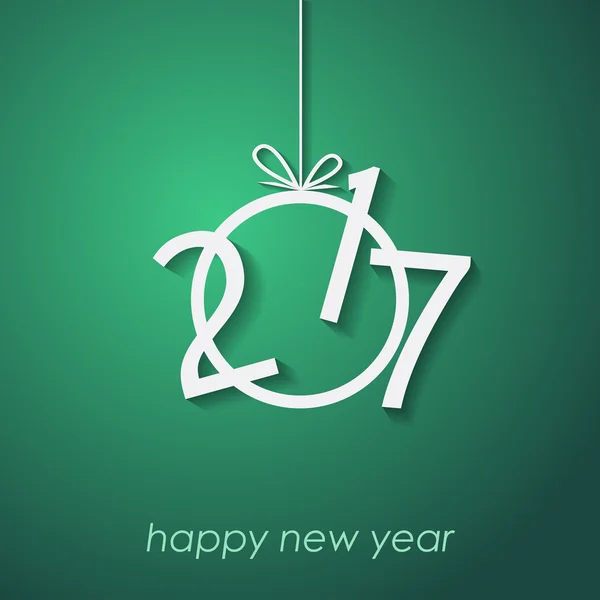 2017 Happy New Year fond pour les invitations, affiches festives . — Image vectorielle