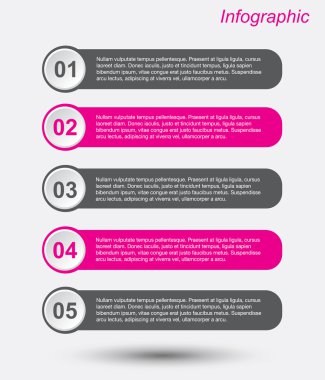 Infographic şablon tasarımı