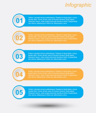 Infographic şablon tasarımı