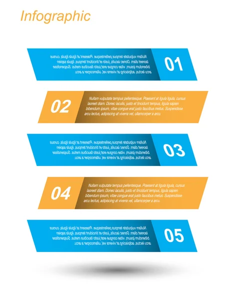 Design de modelo infográfico —  Vetores de Stock