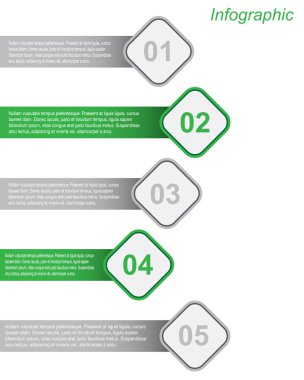 Infographic tasarım şablonu