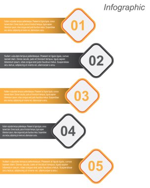 Infographic tasarım şablonu