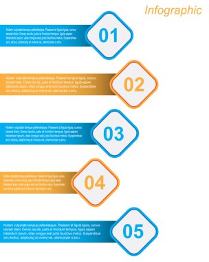 Infographic tasarım şablonu