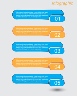 Infographic şablon tasarımı