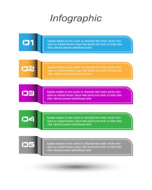 Web düzeni için bilgi grafikleri pankartları.