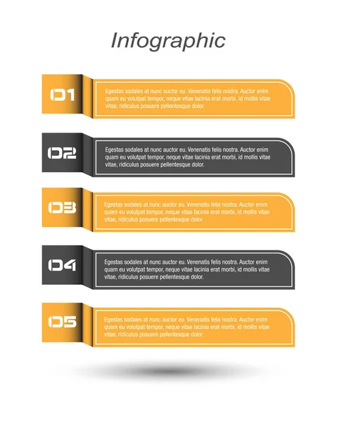 Bandeiras Infográficos Para Layout Web — Vetor de Stock