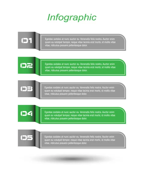 Bandeiras Infográficos Para Layout Web — Vetor de Stock