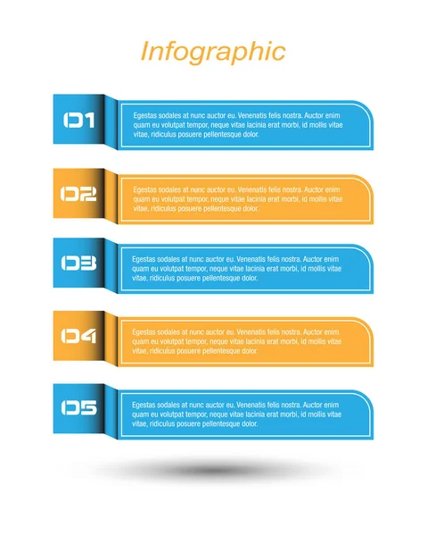 Bandeiras Infográficos Para Layout Web — Vetor de Stock