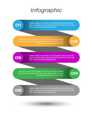 Web düzeni için bilgi grafikleri pankartları.