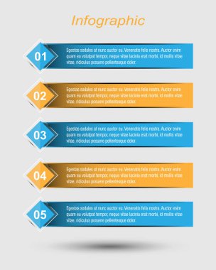 Web düzeni için bilgi grafikleri pankartları.