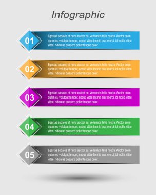 Web düzeni için bilgi grafikleri pankartları.