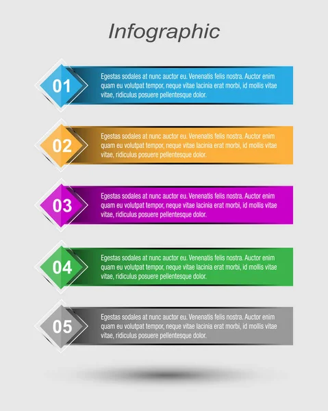 Web düzeni için bilgi grafikleri pankartları.