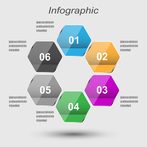 Infographic Design Idea Display Ranking Statistics — Stock Vector