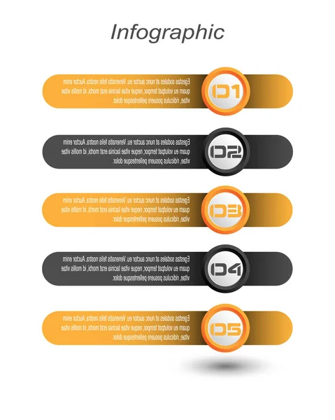 Bandeiras Infográficos Para Layout Web —  Vetores de Stock