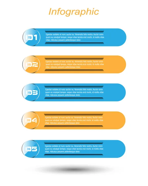 Bandeiras Infográficos Para Layout Web — Vetor de Stock