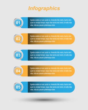 Web düzeni için bilgi grafikleri pankartları.