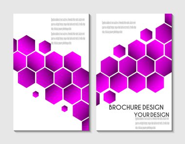 Broşür şablonu, broşür tasarımı veya iş sunumu ve dergi kapakları için ahlaksız kapak.