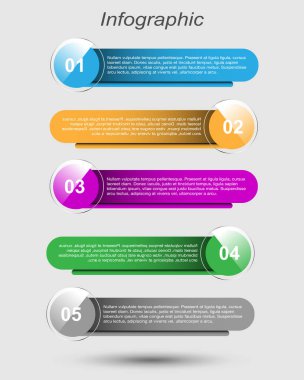 Web düzeni için bilgi grafikleri pankartları.