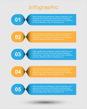 Web düzeni için bilgi grafikleri pankartları.