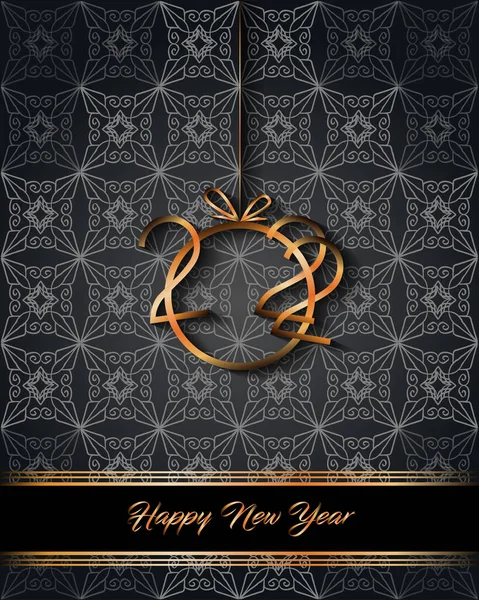 2022 Happy New Year Fond Pour Vos Invitations Saisonnières Affiches — Image vectorielle