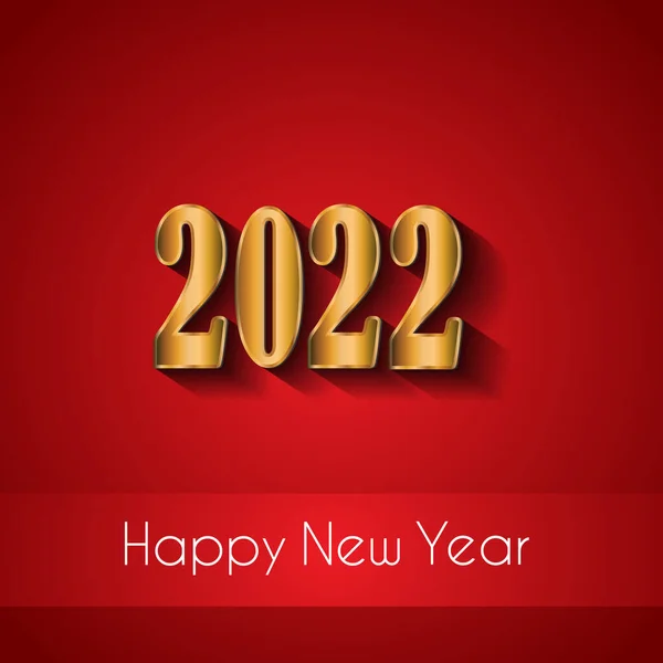 2022 Καλή Πρωτοχρονιά Φόντο — Διανυσματικό Αρχείο