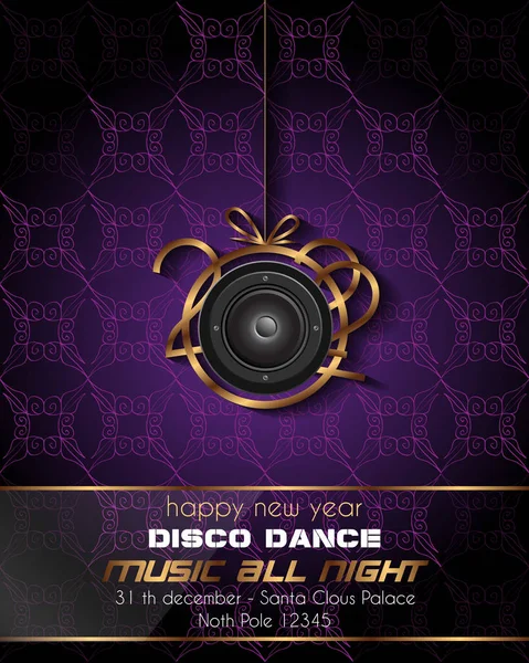Поздравляем Новым Годом Ideal 31St December Discoteque Nightclub Events — стоковый вектор