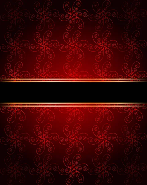 Elegante Fondo Pantalla Sin Costuras Con Una Fina Decoración Dorada — Vector de stock